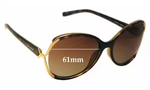 Sunglass Fix Lentes de Repuesto para Vogue VO2651-S - 61mm Wide Sunglass Fix Lentes de Repuesto para Vogue VO2651-S - 61mm Wide