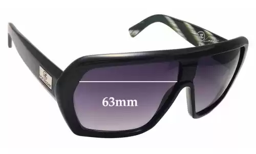 Sunglass Fix Lentes de Repuesto para Von Zipper Lager - 63mm Wide Sunglass Fix Lentes de Repuesto para Von Zipper Lager - 63mm Wide