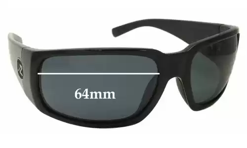 Sunglass Fix Lentes de Repuesto para Von Zipper Palooka Wildlife - 64mm Wide Sunglass Fix Lentes de Repuesto para Von Zipper Palooka Wildlife - 64mm Wide
