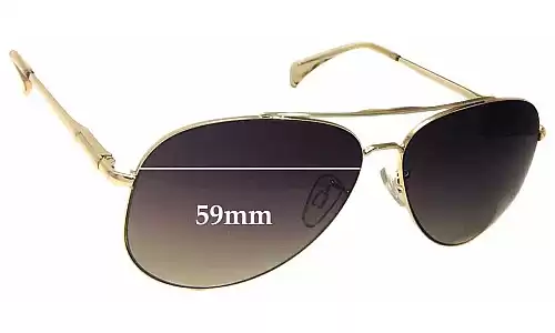 Sunglass Fix Lentes de Repuesto para Witchery Malia - 59mm Wide Sunglass Fix Lentes de Repuesto para Witchery Malia - 59mm Wide