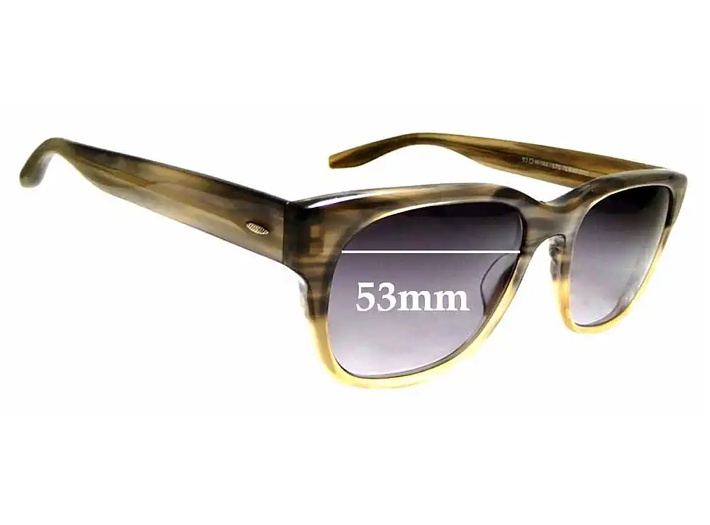 Sunglass Fix Lentes de Repuesto para Barton Perreira Lawford - 53mm Wide Sunglass Fix Lentes de Repuesto para Barton Perreira Lawford - 53mm Wide