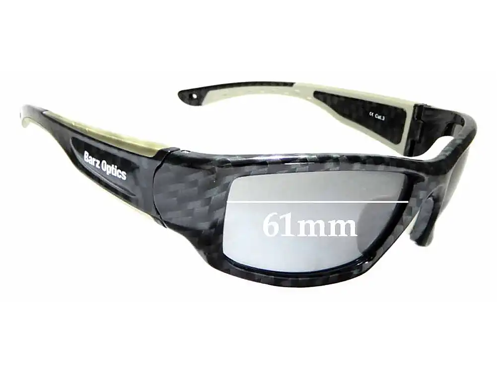 Sunglass Fix Lentes de Repuesto para Barz Optics Floater - 61mm Wide Sunglass Fix Lentes de Repuesto para Barz Optics Floater - 61mm Wide