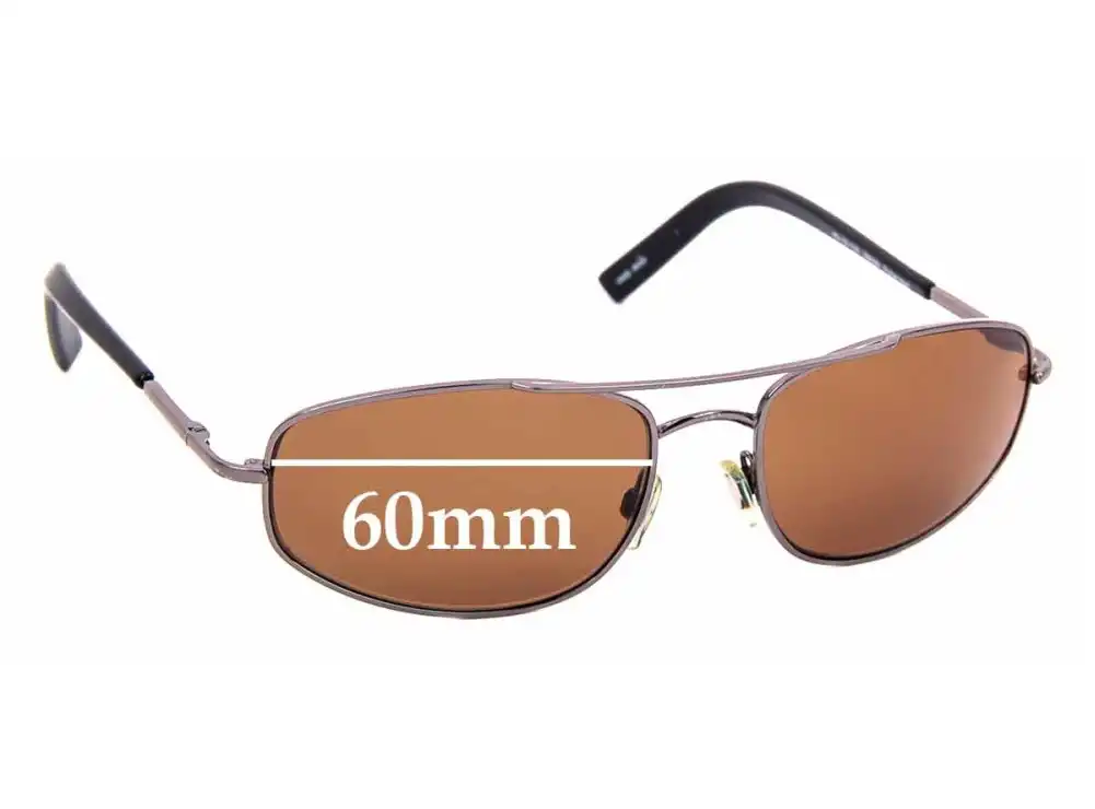 Sunglass Fix Lentes de Repuesto para Bill Bass 29659 - 60mm Wide Sunglass Fix Lentes de Repuesto para Bill Bass 29659 - 60mm Wide
