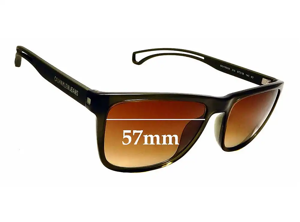 Sunglass Fix Lentes de Repuesto para Calvin Klein Jeans CKJ1953S - 57mm Wide Sunglass Fix Lentes de Repuesto para Calvin Klein Jeans CKJ1953S - 57mm Wide