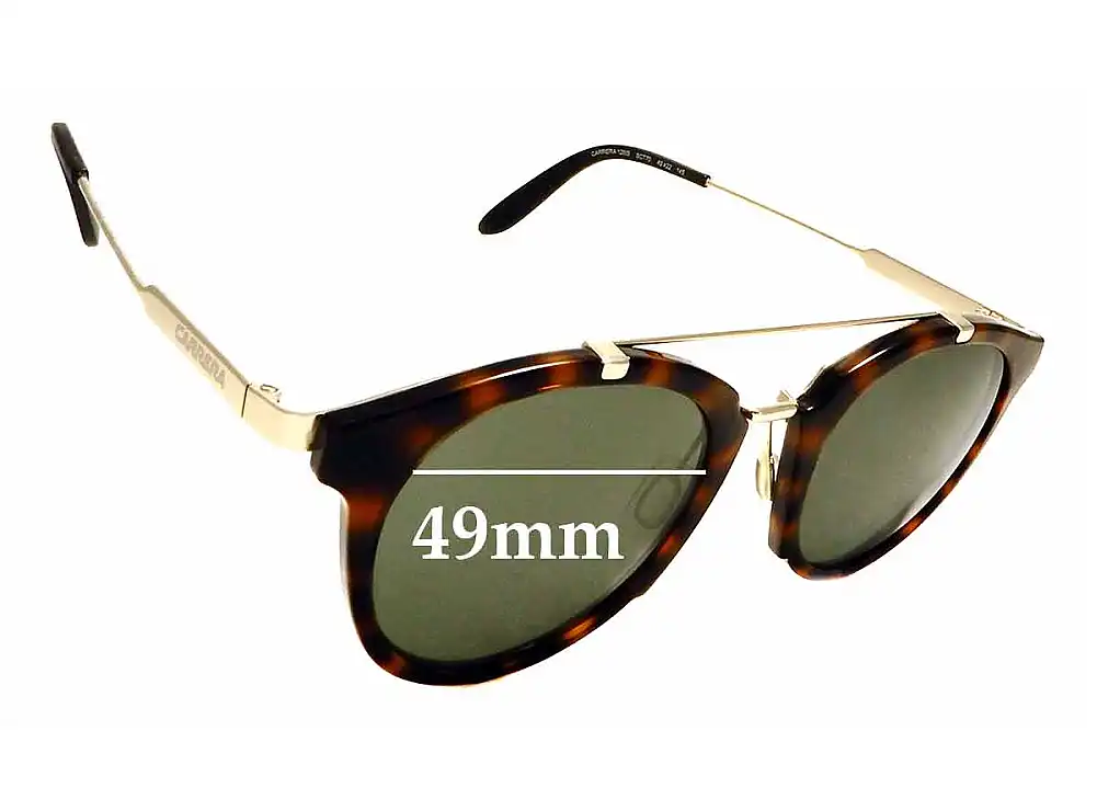 Sunglass Fix Lentes de Repuesto para Carrera 126/S - 49mm Wide Sunglass Fix Lentes de Repuesto para Carrera 126/S - 49mm Wide