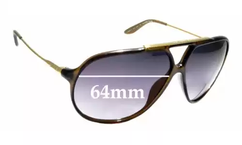 Sunglass Fix Lentes de Repuesto para Carrera 82 - 64mm Wide Sunglass Fix Lentes de Repuesto para Carrera 82 - 64mm Wide