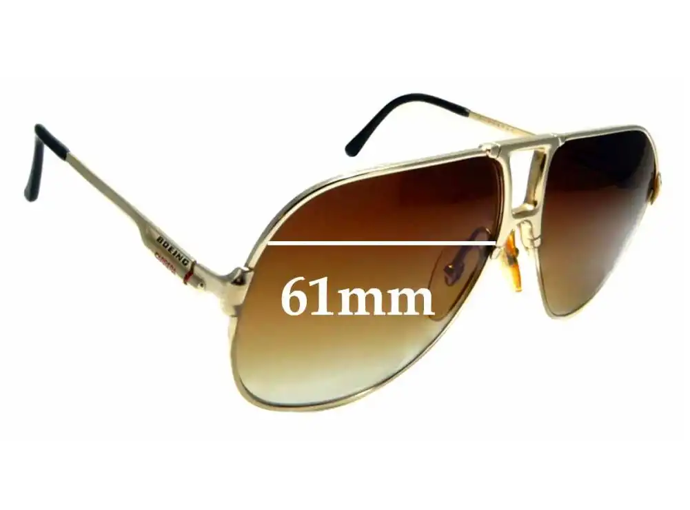 Sunglass Fix Lentes de Repuesto para Carrera Boeing 5700 - 61mm Wide Sunglass Fix Lentes de Repuesto para Carrera Boeing 5700 - 61mm Wide