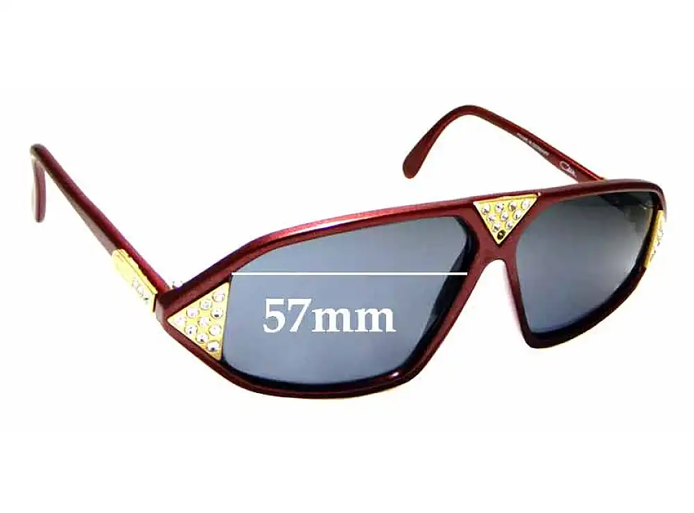 Sunglass Fix Lentes de Repuesto para Cazal MOD 199 - 57mm Wide Sunglass Fix Lentes de Repuesto para Cazal MOD 199 - 57mm Wide