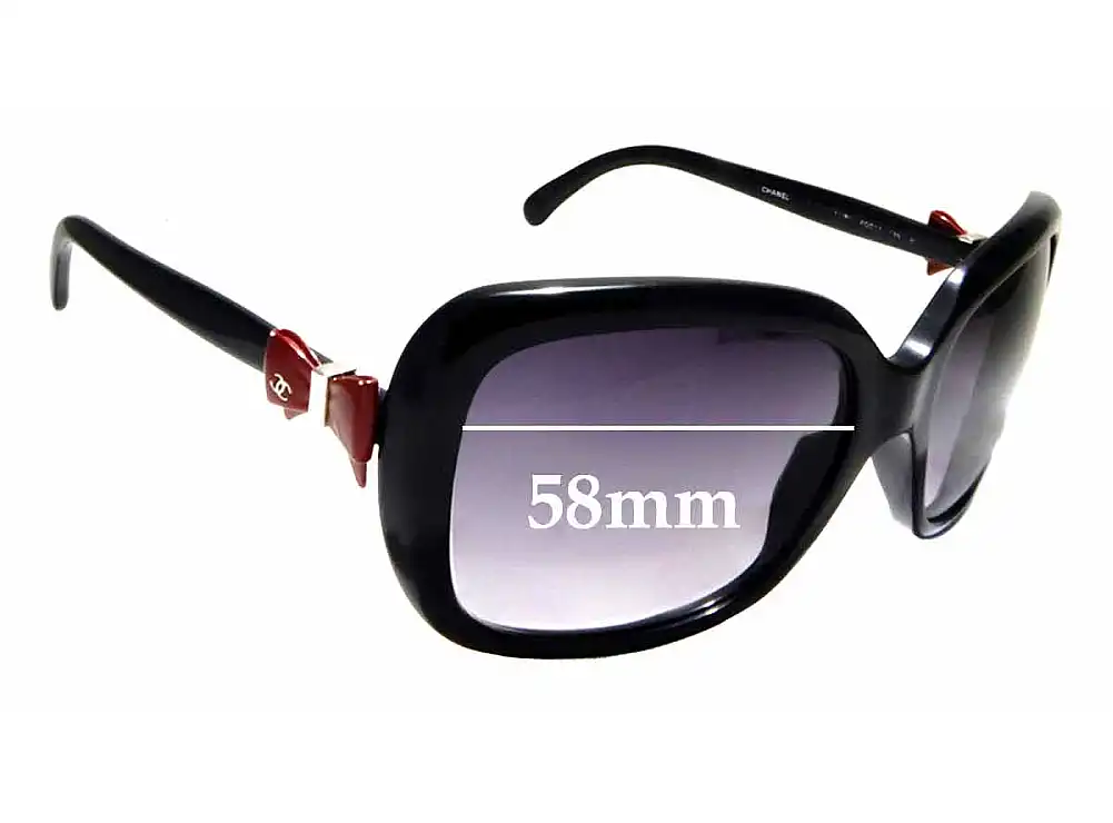 Sunglass Fix Lentes de Repuesto para Chanel 5171 - 58mm Wide Sunglass Fix Lentes de Repuesto para Chanel 5171 - 58mm Wide