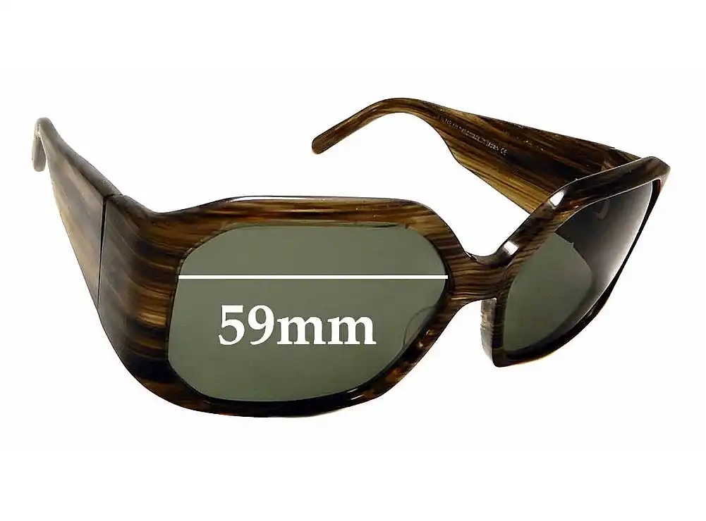 Sunglass Fix Lentes de Repuesto para Christian Roth CR14249 - 59mm Wide Sunglass Fix Lentes de Repuesto para Christian Roth CR14249 - 59mm Wide