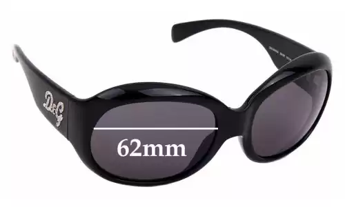 Sunglass Fix Lentes de Repuesto para Dolce & Gabbana DG8045B - 62mm Wide Sunglass Fix Lentes de Repuesto para Dolce & Gabbana DG8045B - 62mm Wide