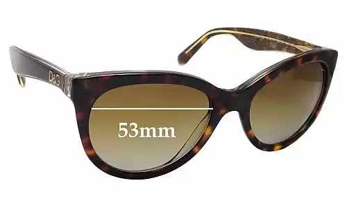 Sunglass Fix Lentes de Repuesto para Dolce & Gabbana DG4192 - 53mm Wide Sunglass Fix Lentes de Repuesto para Dolce & Gabbana DG4192 - 53mm Wide