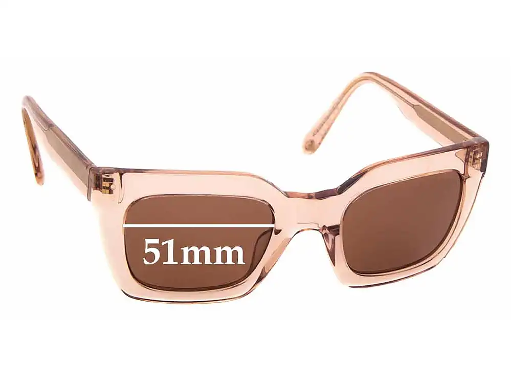Sunglass Fix Lentes de Repuesto para Ellery Sun Rx 09 - 51mm Wide Sunglass Fix Lentes de Repuesto para Ellery Sun Rx 09 - 51mm Wide