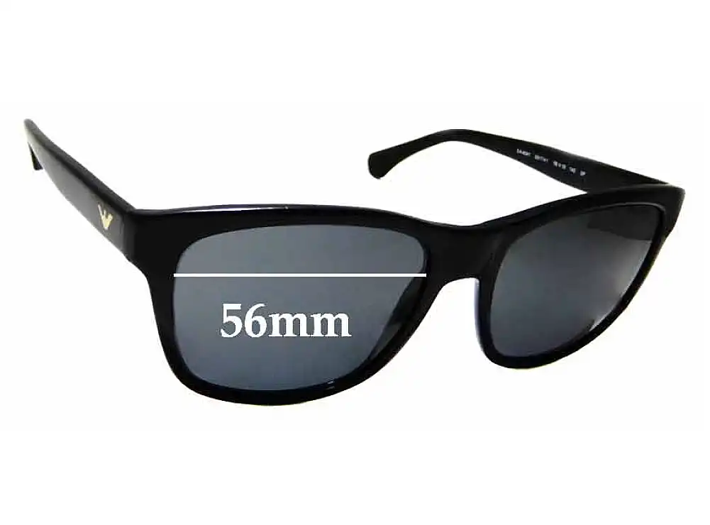 Sunglass Fix Lentes de Repuesto para Emporio Armani EA4041 - 56mm Wide Sunglass Fix Lentes de Repuesto para Emporio Armani EA4041 - 56mm Wide