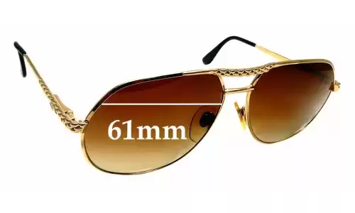 Sunglass Fix Lentes de Repuesto para Ettore Bugatti EB502/S - 61mm Wide Sunglass Fix Lentes de Repuesto para Ettore Bugatti EB502/S - 61mm Wide