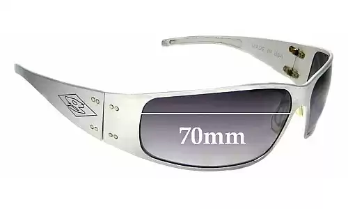 Sunglass Fix Lentes de Repuesto para Gatorz Quantum - 70mm Wide Sunglass Fix Lentes de Repuesto para Gatorz Quantum - 70mm Wide