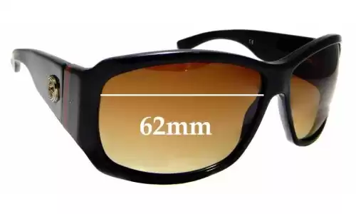 Sunglass Fix Lentes de Repuesto para Gucci GG2592/S - 62mm Wide Sunglass Fix Lentes de Repuesto para Gucci GG2592/S - 62mm Wide