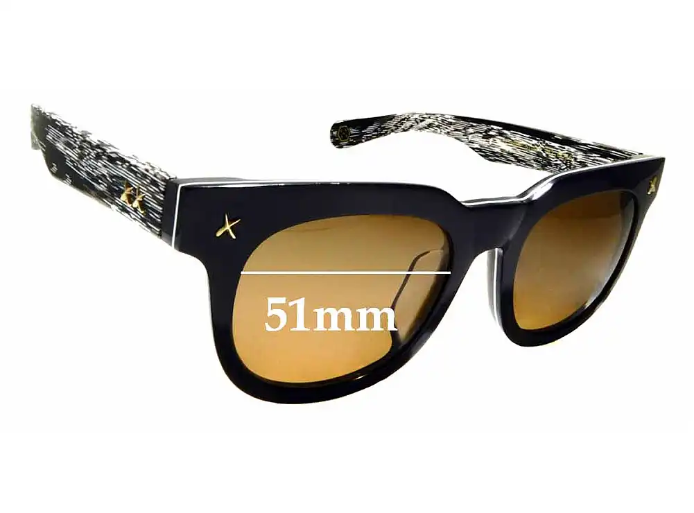 Sunglass Fix Lentes de Repuesto para HAKIOS HK1005 - 51mm Wide Sunglass Fix Lentes de Repuesto para HAKIOS HK1005 - 51mm Wide