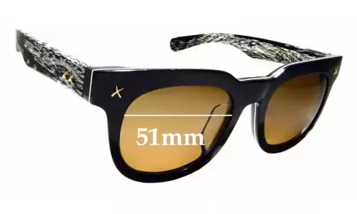Sunglass Fix Lentes de Repuesto para HAKIOS HK1005 - 51mm Wide Sunglass Fix Lentes de Repuesto para HAKIOS HK1005 - 51mm Wide