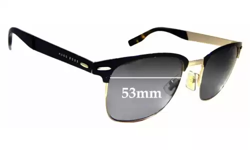 Sunglass Fix Lentes de Repuesto para Hugo Boss 0595/S - 53mm Wide Sunglass Fix Lentes de Repuesto para Hugo Boss 0595/S - 53mm Wide