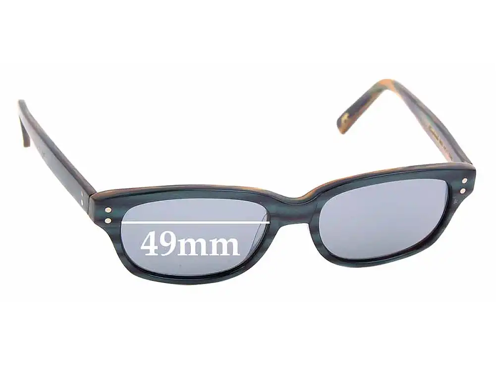 Sunglass Fix Lentes de Repuesto para Jono Hennessey 8059 - 49mm Wide Sunglass Fix Lentes de Repuesto para Jono Hennessey 8059 - 49mm Wide