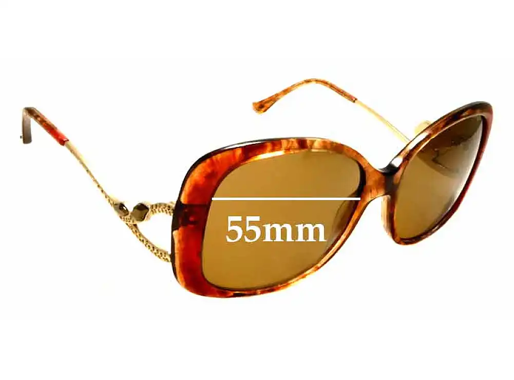 Sunglass Fix Lentes de Repuesto para Judith Leiber JL1654 - 55mm Wide Sunglass Fix Lentes de Repuesto para Judith Leiber JL1654 - 55mm Wide