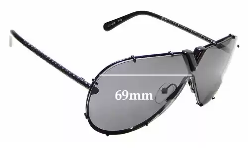 Sunglass Fix Lentes de Repuesto para Louis Vuitton LV Drive Z2345W - 69mm Wide Sunglass Fix Lentes de Repuesto para Louis Vuitton LV Drive Z2345W - 69mm Wide