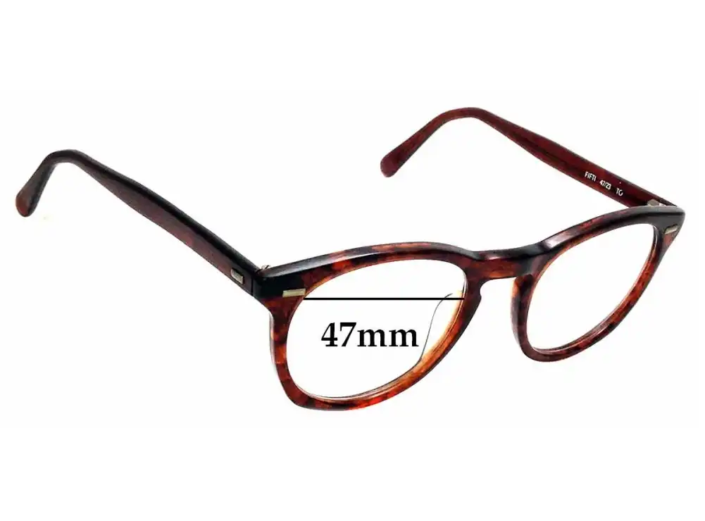 Sunglass Fix Lentes de Repuesto para Michel Blanc Fifti - 47mm Wide Sunglass Fix Lentes de Repuesto para Michel Blanc Fifti - 47mm Wide