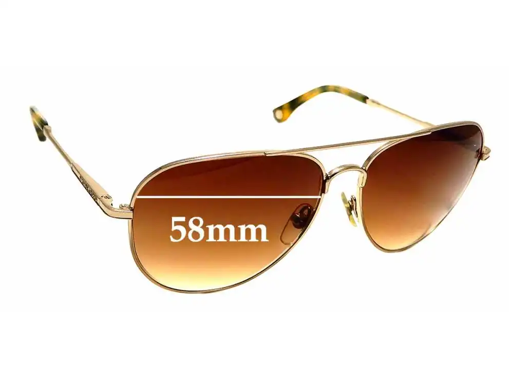 Sunglass Fix Lentes de Repuesto para Michael Kors MKS144 - 58mm Wide Sunglass Fix Lentes de Repuesto para Michael Kors MKS144 - 58mm Wide