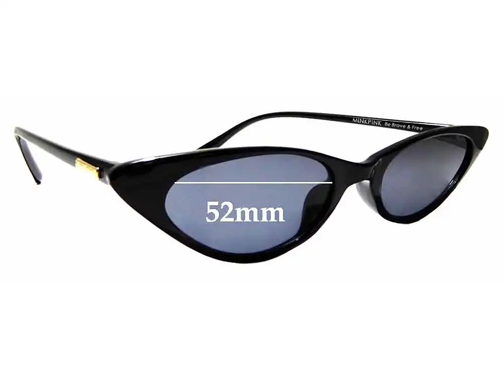 Sunglass Fix Lentes de Repuesto para Minkpink Rouge - 52mm Wide Sunglass Fix Lentes de Repuesto para Minkpink Rouge - 52mm Wide