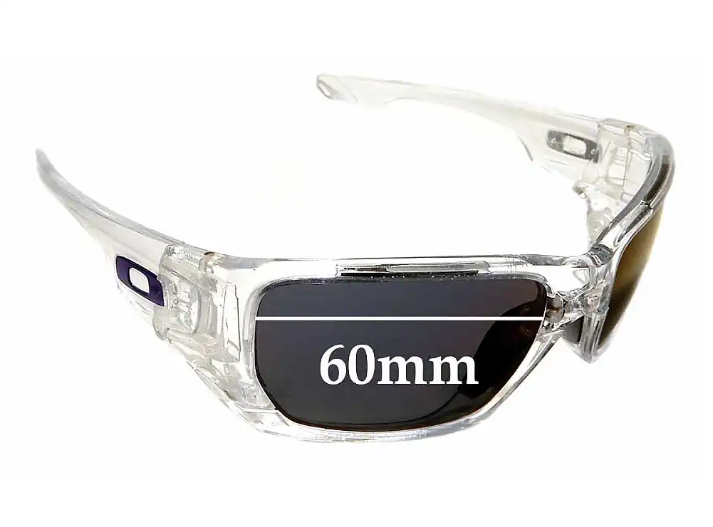 Sunglass Fix Lentes de Repuesto para Oakley Style Switch OO9194 - 60mm Wide Sunglass Fix Lentes de Repuesto para Oakley Style Switch OO9194 - 60mm Wide