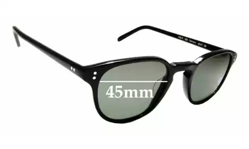 Sunglass Fix Lentes de Repuesto para Oliver Peoples Fairmont OV5219 - 45mm Wide Oliver Peoples Fairmont OV5219 Lentes de Repuesto 45mm wide