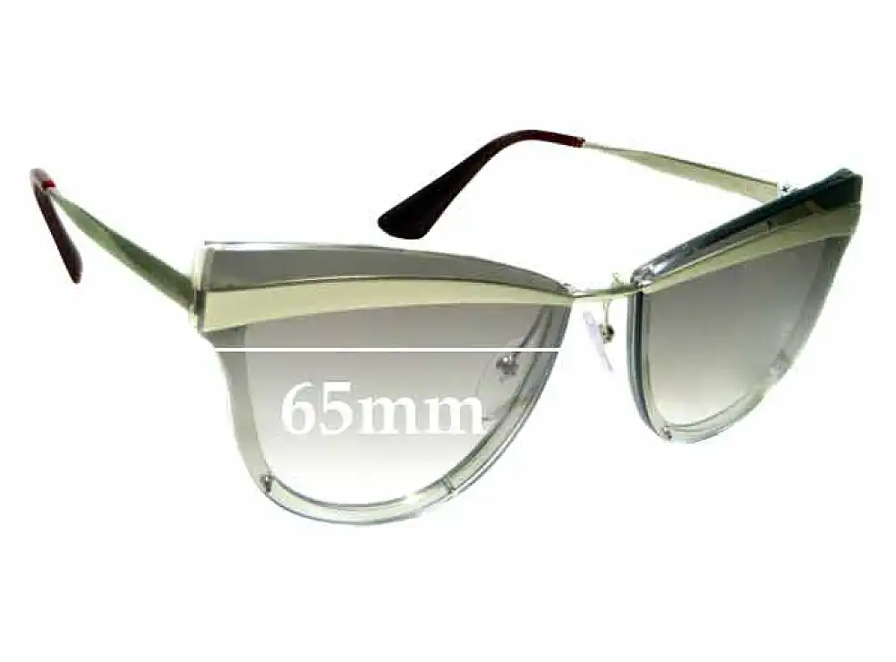 Sunglass Fix Lentes de Repuesto para Prada SPR12U - 65mm Wide Sunglass Fix Lentes de Repuesto para Prada SPR12U - 65mm Wide