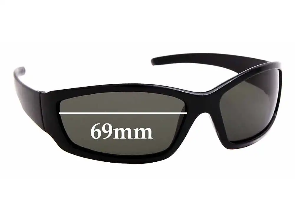 Sunglass Fix Lentes de Repuesto para Protector Whim Creek - 69mm Wide Sunglass Fix Lentes de Repuesto para Protector Whim Creek - 69mm Wide