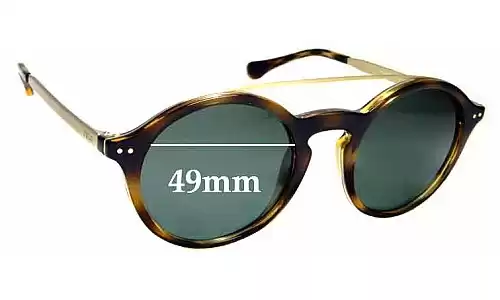 Sunglass Fix Lentes de Repuesto para Polo Polo PH 4122 - 49mm Wide Polo Polo PH 4122 Lentes de Repuesto 49mm wide