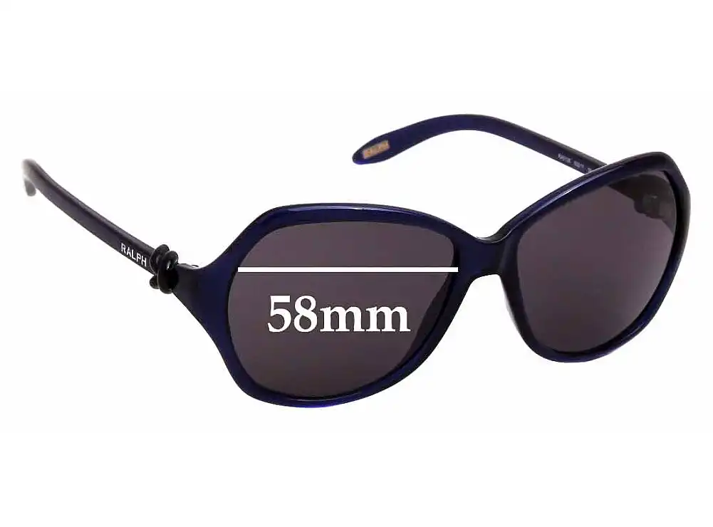 Sunglass Fix Lentes de Repuesto para Polo RA 5136 - 58mm Wide Sunglass Fix Lentes de Repuesto para Polo RA 5136 - 58mm Wide