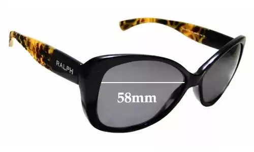 Sunglass Fix Lentes de Repuesto para Polo RA 5180 - 58mm Wide Polo RA 5180 Lentes de Repuesto 58mm wide