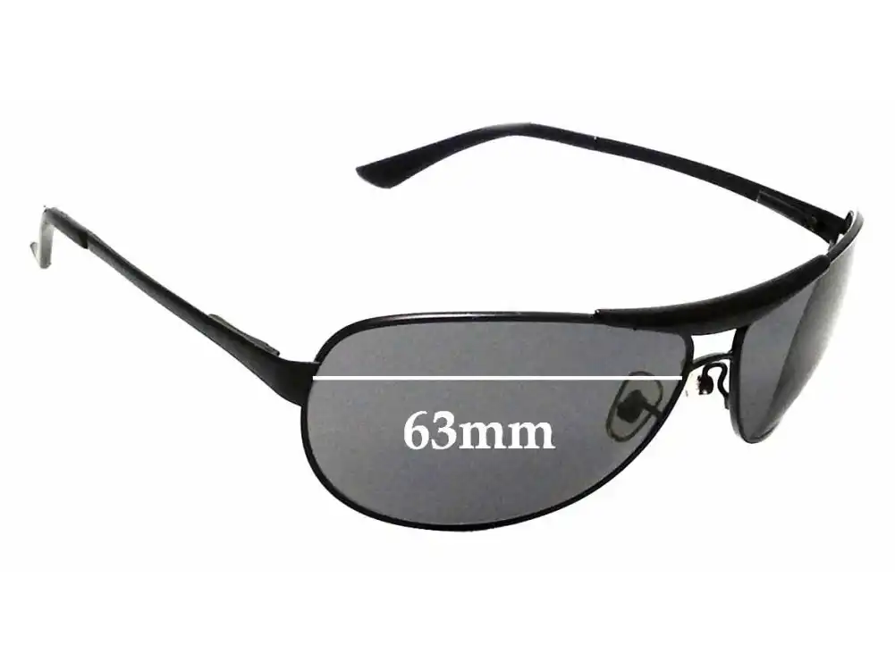 Sunglass Fix Lentes de Repuesto para Ray Ban RB3324 - 63mm Wide Sunglass Fix Lentes de Repuesto para Ray Ban RB3324 - 63mm Wide