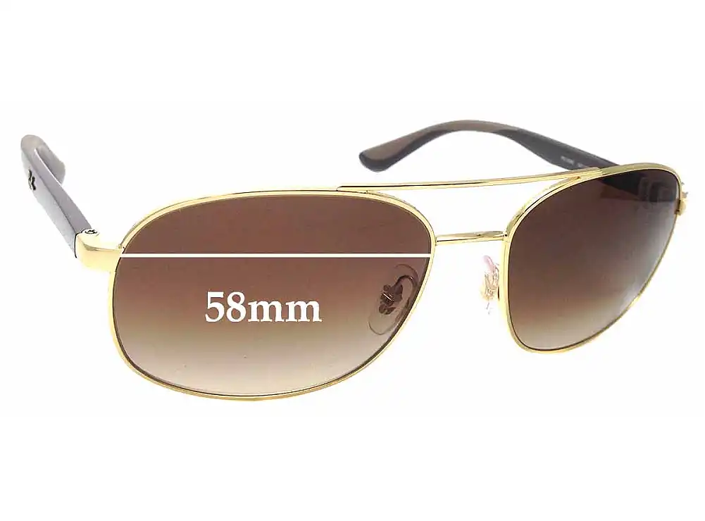 Sunglass Fix Lentes de Repuesto para Ray-Ban RB3593 - 58mm Wide Sunglass Fix Lentes de Repuesto para Ray-Ban RB3593 - 58mm Wide