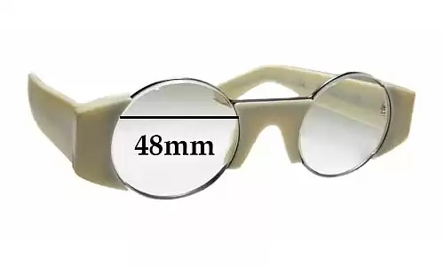 Sunglass Fix Lentes de Repuesto para Retro Super Future Super Gosha Rubchinskiy - 48mm Wide Retro Super Future Super Gosha Rubchinskiy Lentes de Repuesto 48mm wide