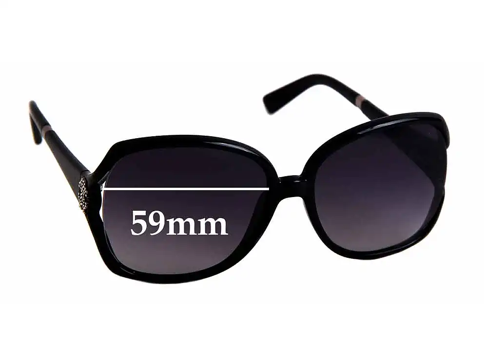 Sunglass Fix Lentes de Repuesto para Roberto Cavalli Danubrite 504S - 59mm Wide Sunglass Fix Lentes de Repuesto para Roberto Cavalli Danubrite 504S - 59mm Wide