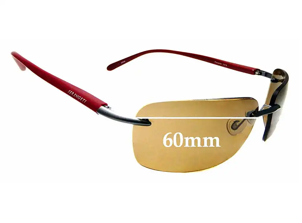 Sunglass Fix Lentes de Repuesto para Serengeti Ponente - 60mm Wide Sunglass Fix Lentes de Repuesto para Serengeti Ponente - 60mm Wide