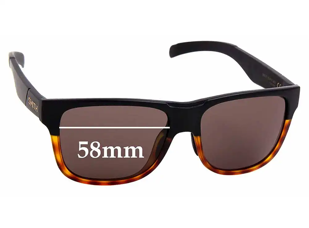 Sunglass Fix Lentes de Repuesto para Smith Lowdown XL - 58mm Wide Sunglass Fix Lentes de Repuesto para Smith Lowdown XL - 58mm Wide