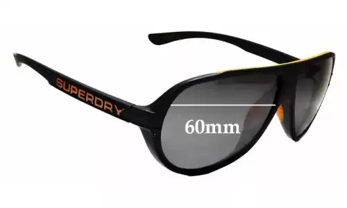 Sunglass Fix Lentes de Repuesto para Superdry Motor-X - 60mm Wide Sunglass Fix Lentes de Repuesto para Superdry Motor-X - 60mm Wide