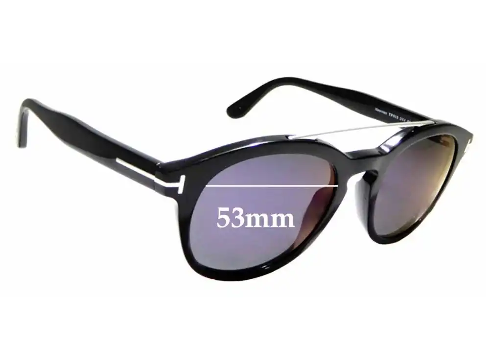 Sunglass Fix Lentes de Repuesto para Tom Ford Newman TF515 - 53mm Wide Sunglass Fix Lentes de Repuesto para Tom Ford Newman TF515 - 53mm Wide