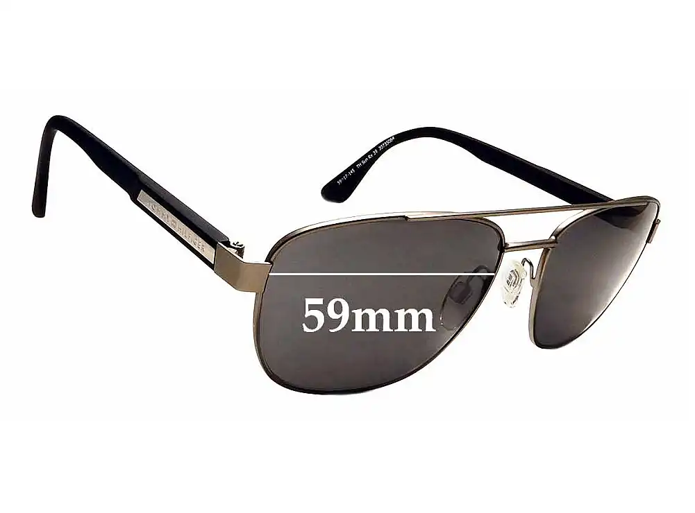 Sunglass Fix Lentes de Repuesto para Tommy Hilfiger TH Sun Rx 39 - 59mm Wide Sunglass Fix Lentes de Repuesto para Tommy Hilfiger TH Sun Rx 39 - 59mm Wide