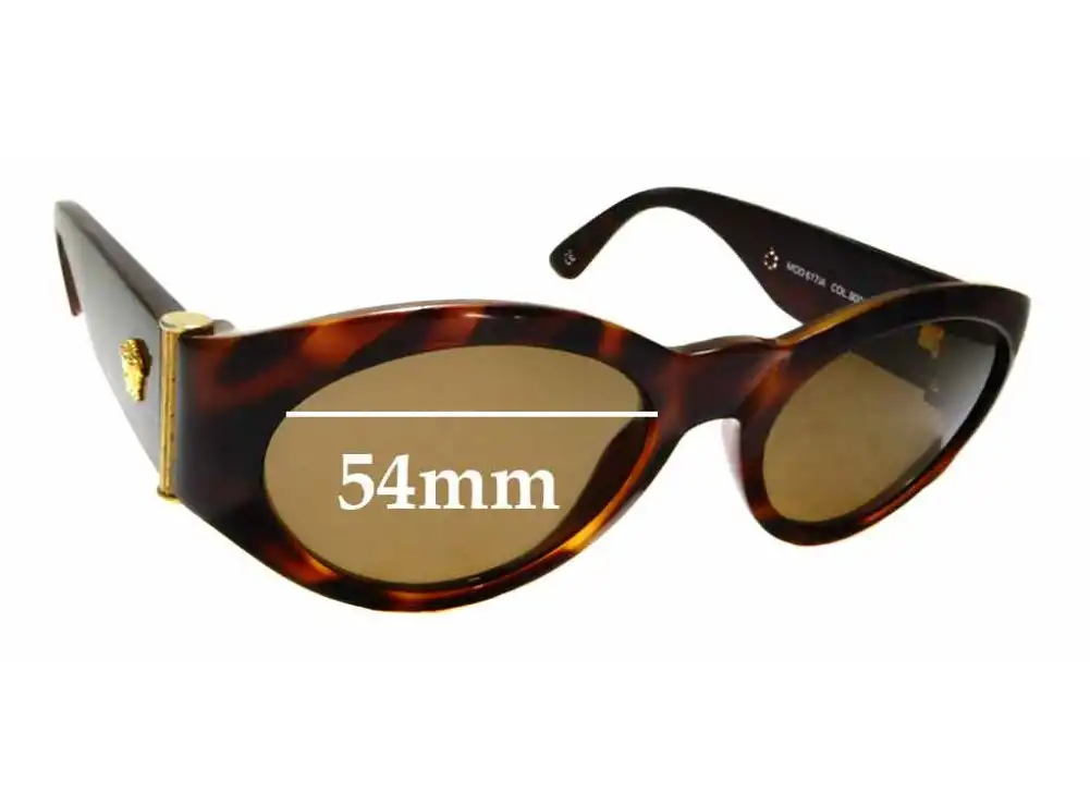 Sunglass Fix Lentes de Repuesto para Versace MOD 617-A - 54mm Wide Sunglass Fix Lentes de Repuesto para Versace MOD 617-A - 54mm Wide