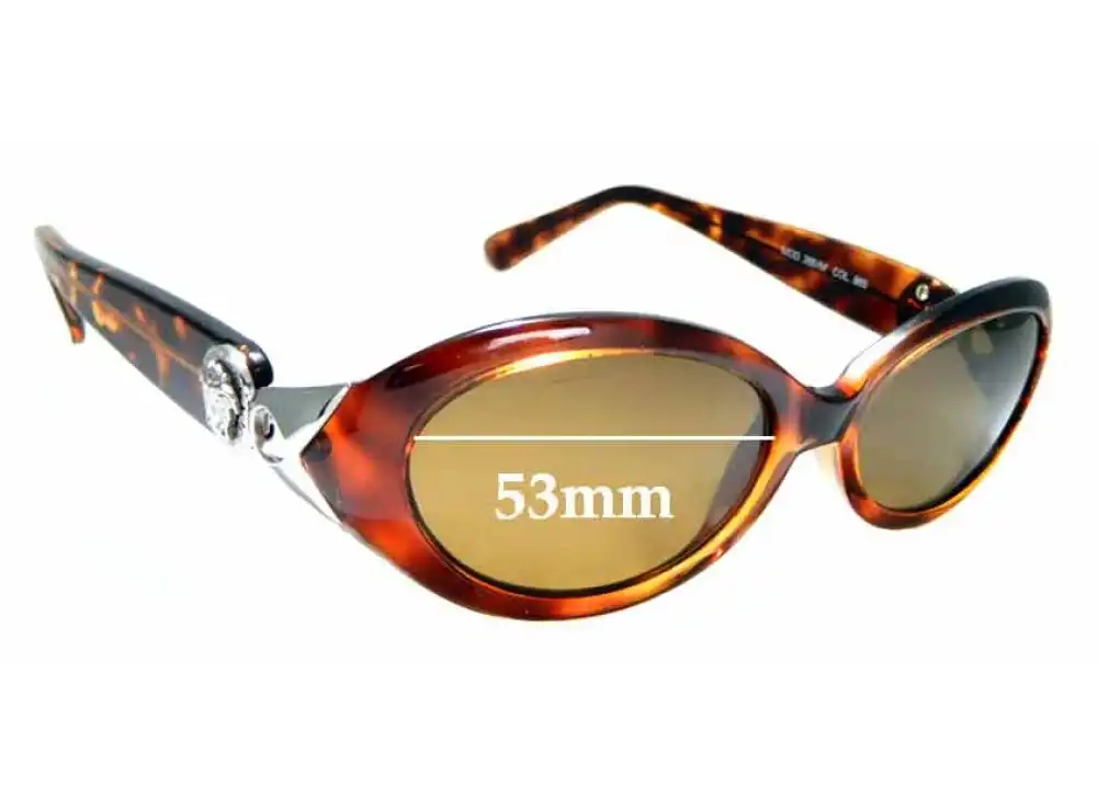 Sunglass Fix Lentes de Repuesto para Versace MOD 365-M - 53mm Wide Sunglass Fix Lentes de Repuesto para Versace MOD 365-M - 53mm Wide