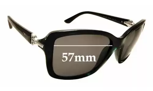 Sunglass Fix Lentes de Repuesto para Vogue VO2832-SB - 57mm Wide Vogue VO2832-SB Lentes de Repuesto 57mm wide