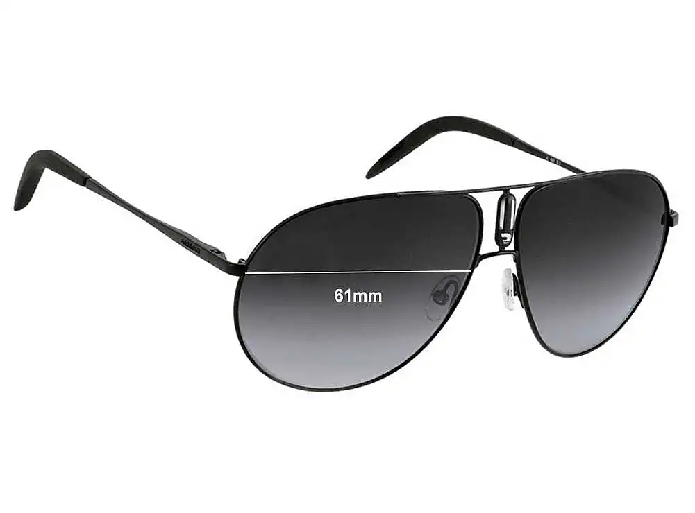 Sunglass Fix Lentes de Repuesto para Carrera 44 - 61mm Wide Sunglass Fix Lentes de Repuesto para Carrera 44 - 61mm Wide